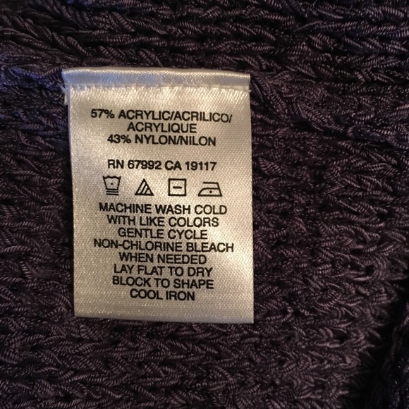 đź’•Sigrid Olsen Violet Three Button Cardigan - Picture 6 of 6